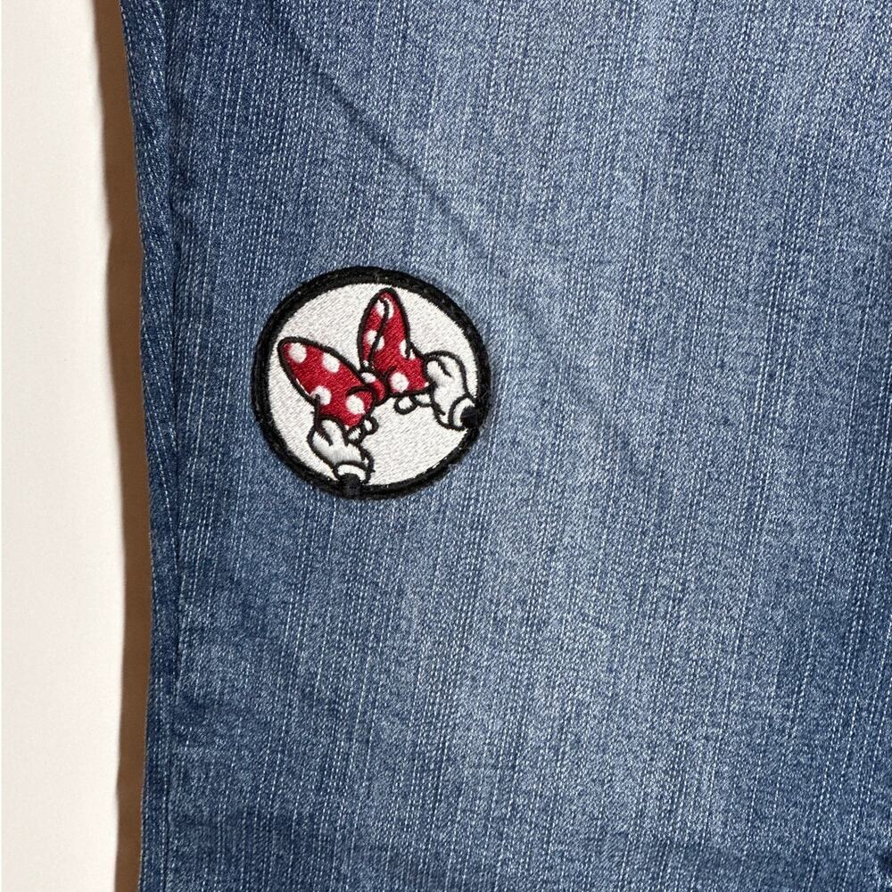 Torrid Disney Skinny Jeans 16 Minnie Mickey Mouse Character Patches High Rise - Picture 5 of 13